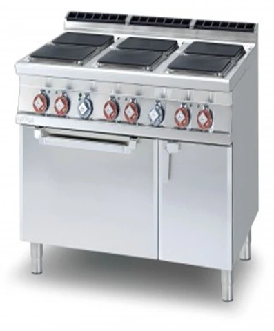 Electric range - N. 6 square plates